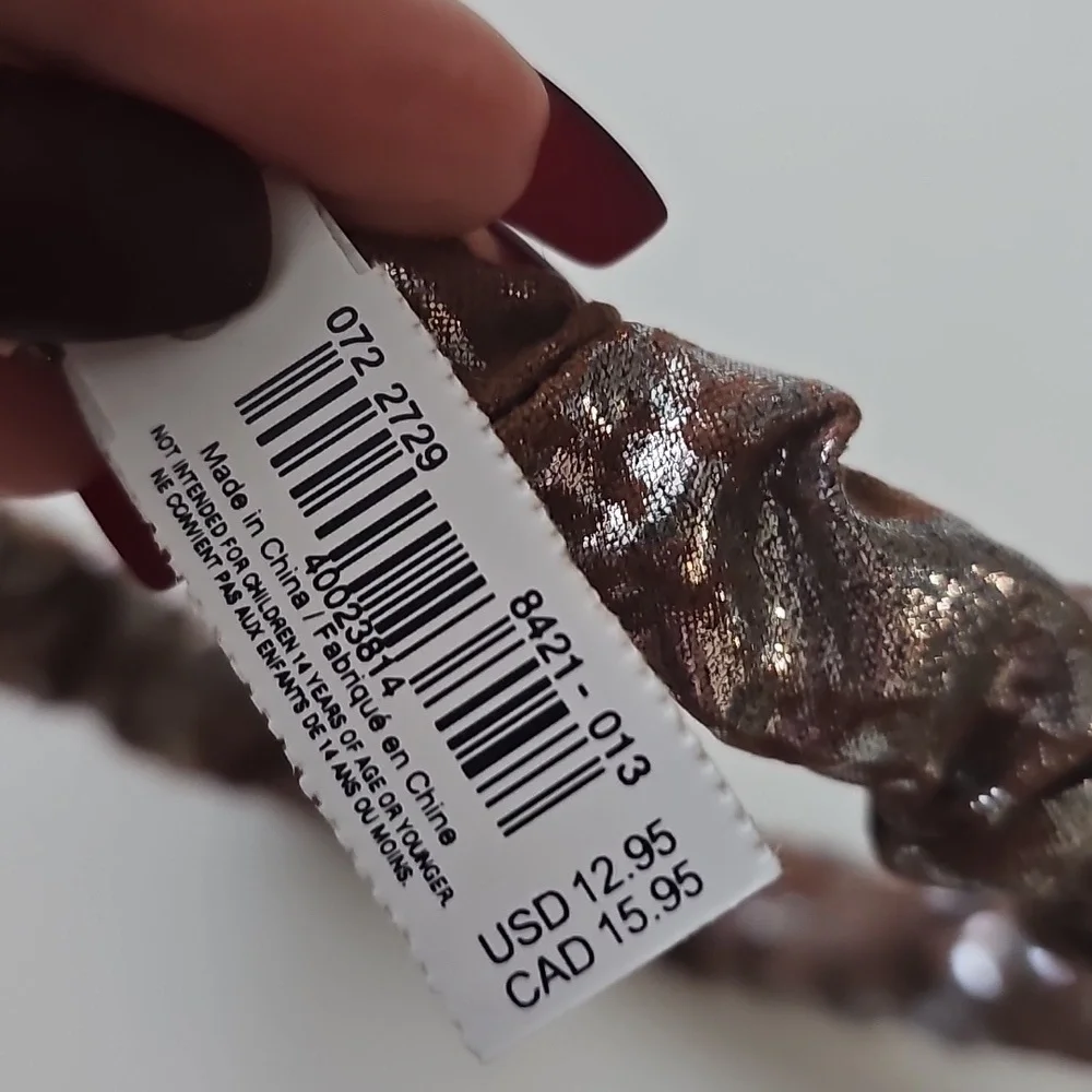 Aerie Metallic Brown Headband